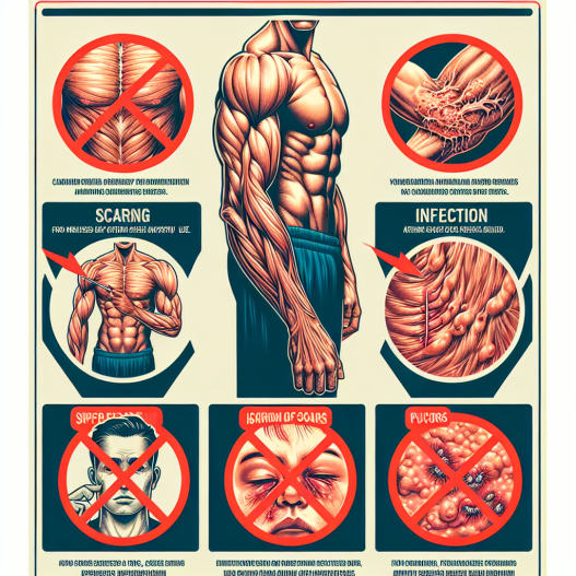 Die Risiken von Vernarbungen und Infektionsgefahr durch die Anwendung von Synthol