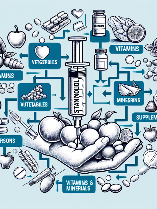 Optimale Vitamin- und Mineralstoffzufuhr zur Unterstützung der Stanozolol-Injektion