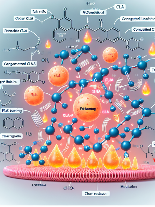 Die Rolle von CLA bei der Fettverbrennung bei Übergewicht.