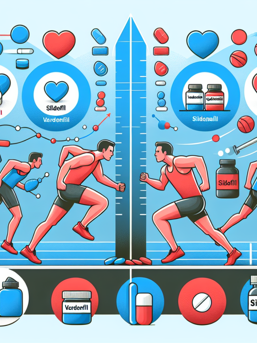 Unterschiede und Gemeinsamkeiten von Vardenafil und Sildenafil im Sport.