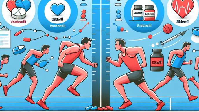 Unterschiede und Gemeinsamkeiten von Vardenafil und Sildenafil im Sport.