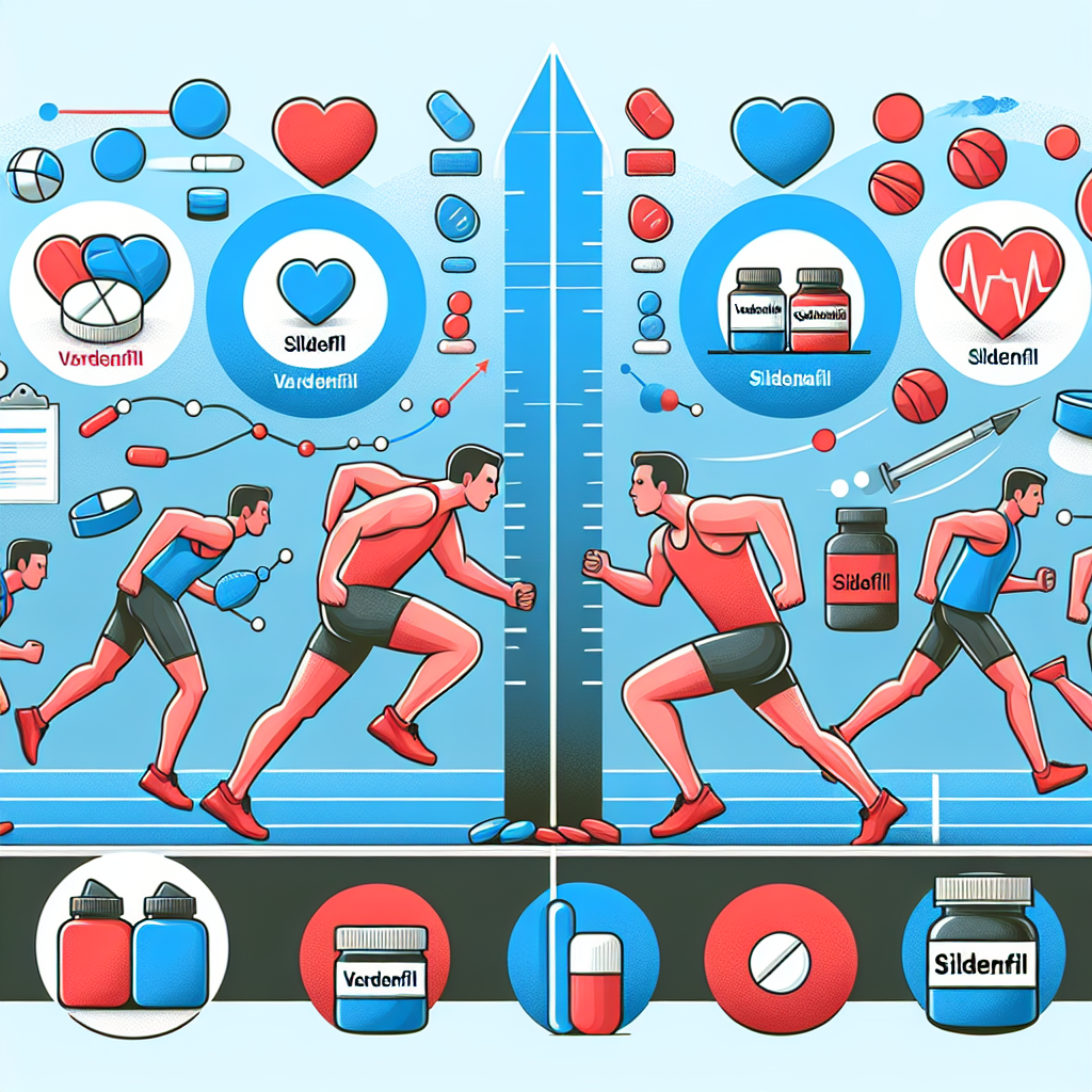 Unterschiede und Gemeinsamkeiten von Vardenafil und Sildenafil im Sport.