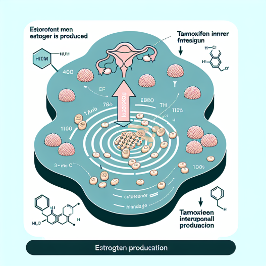Wie die Östrogenproduktion durch Tamoxifen beeinflusst wird