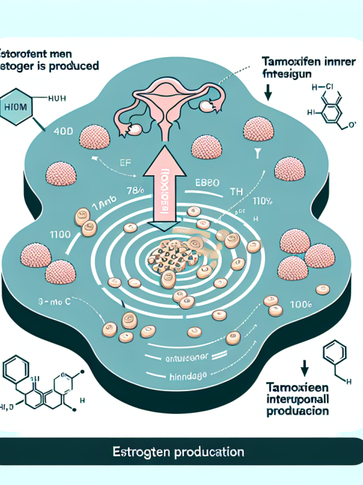 Wie die Östrogenproduktion durch Tamoxifen beeinflusst wird